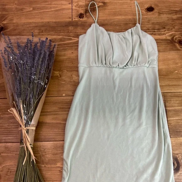 Target Wild Fable Mint Green Size S Bodycon Spaghetti Strap Dress